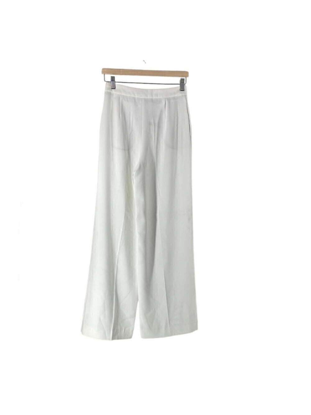 Zara wide leg pants white nautical coastal sz xs